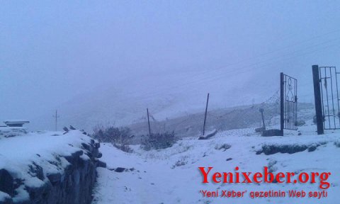 Bu rayonlara qar yağıb-