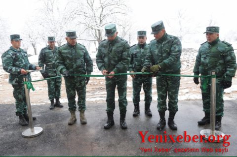 DSX-nın Ermənistanla sərhəddə yeni hərbi hissəsi açıldı-