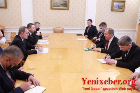 Ceyhun Bayramov Lavrovla görüşüb-