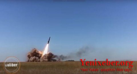 ŞUŞAYA "İSKƏNDƏR M" RAKETİNİN ATILMASI ANI -