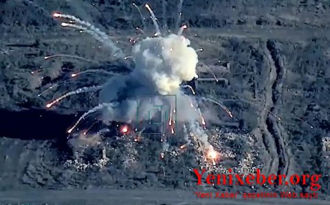 HƏRBİ HAVA QÜVVƏLƏRİMİZ DÜŞMƏNİ BELƏ MƏHV EDİB - Qürurverici görüntülər yayımlandı+