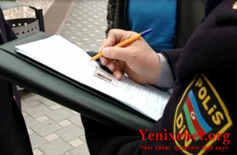 Bakıda 40 nəfər cərimələndi-