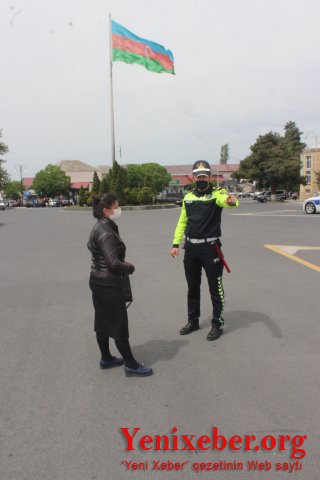 Yol polisi Qaxda reyd keçirib