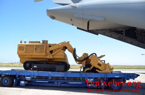 Türkiyədən Azərbaycana minatəmizləmə avadanlıqları gətirilib -