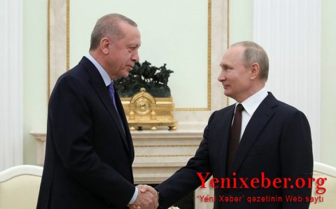 Ərdoğan və Putin Qarabağ məsələsini müzakirə ediblər