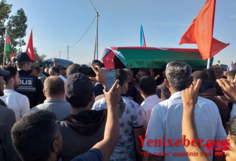 Şəhidimizin nəşi doğulduğu rayona gətirilib-