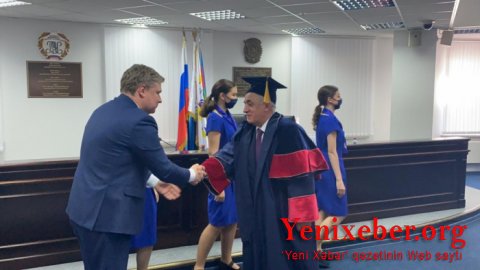 Əli Əsədova Rusiyada Fəxri doktor adı verildi - 