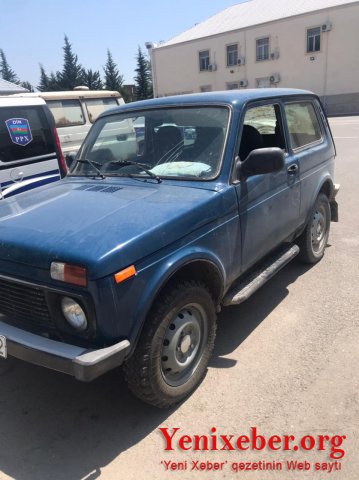 Avtomobil qaçıran şəxs saxlanılıb -