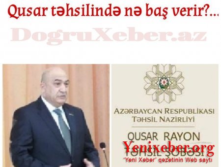 Qusar təhsilinin iç üzü: Şagirdlər önündə ədəbsizlik nümunəsi //
