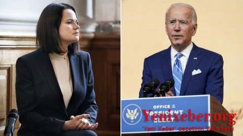 Bayden Svetlana Tixanovskaya ilə görüşüb