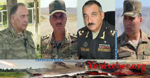 "BU GENERALLAR ÖZLƏRİNİ MÜHARİBƏDƏ SÜBUT EDİBLƏR" - 