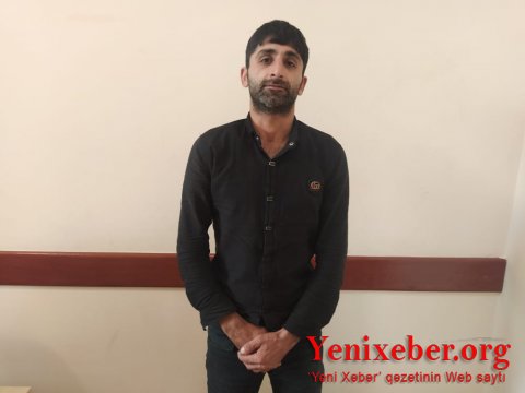 Qubada oğurluq edən şəxs saxlanılıb-