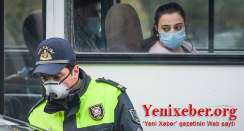 Bakıda avtobuslarda  -