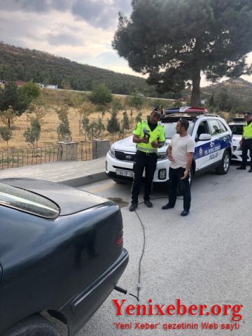 Şabranda yol polisi  -