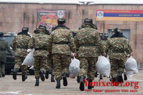 Ermənistanda ehtiyatda olan hərbçilər təlimə çağırılıb