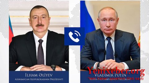 İlham Əliyev Vladimir Putinlə telefonla danışıb