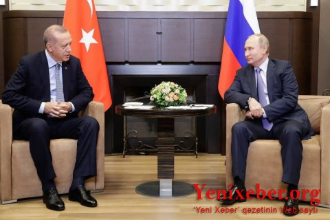 Ərdoğanla Putin arasında görüş başa çatdı-