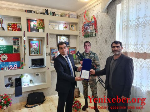 Şəhid məzunların ailələri ziyarət edilib -