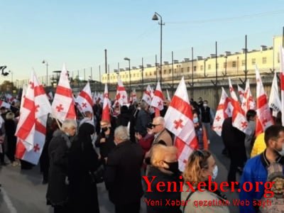 Gürcüstanda kütləvi aksiya keçirilib-