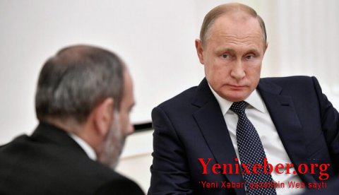Paşinyan Putinə belə KƏLƏK GƏLİR:
