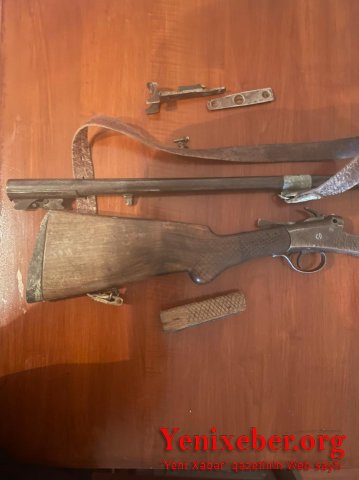 Ağsu sakini silahını könüllü olaraq polisə təhvil verib