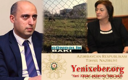 Məktəbin həyəti, yoxsa direktor Səidə Hacıyevanın inəklərinin örüş yeri ? - Füzuli rayon Təhsil Şöbəsinin müdiri Ramella Məmmədovanın qanunsuz əməlləri …/