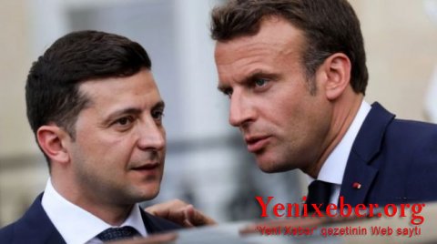 Zelenski Makronla telefonla danışıb