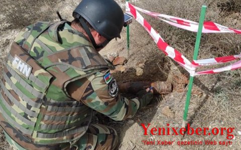 Bakıda top mərmisi tapılıb