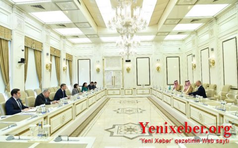 Sahibə Qafarova Səudiyyə Ərəbistanının Baş Audit Məhkəməsinin Prezidenti ilə görüşüb