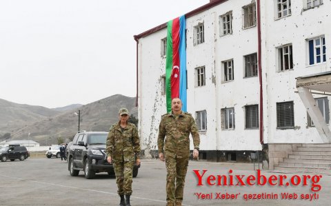 Prezident və birinci xanım Füzuliyə səfər ediblər