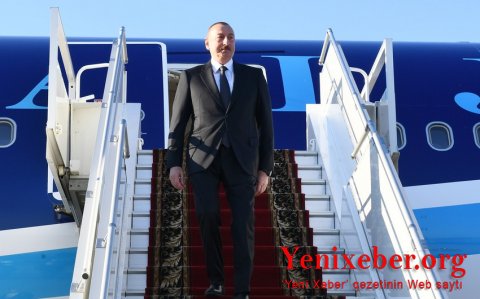 Prezident İlham Əliyevin Türkiyəyə səfəri başlayıb