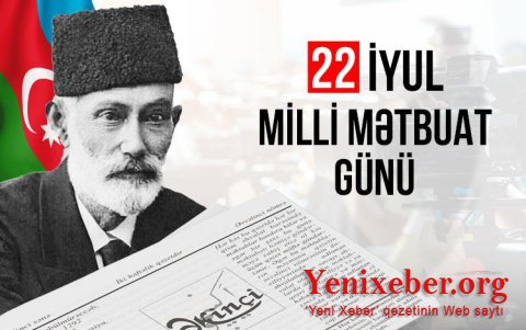 Bu gün Milli Mətbuat Günüdür-
