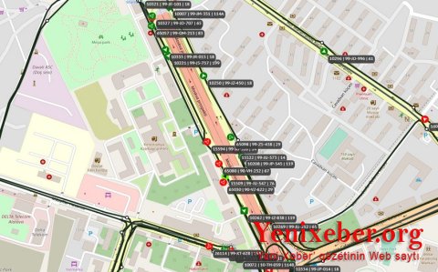 Bakıda 138 avtobusun hərəkət intervalında gecikmələr var-