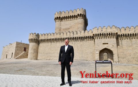 Prezident İlham Əliyev Ramana qəsəbəsində görülən abadlıq işləri ilə tanış olub