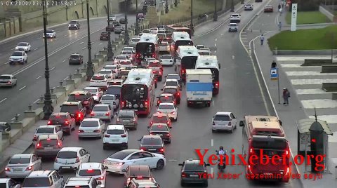 Bakıda bu yollarda sıxlıq var -