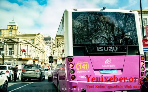 Sabah Bakıda 5 marşrut xətti üzrə avtobusların hərəkət sxemi dəyişdiriləcək
