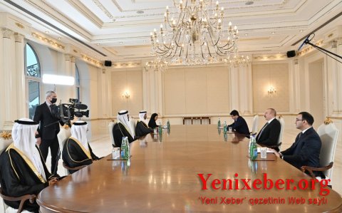 Prezident İlham Əliyev BƏƏ-nin Kabinet işləri nazirini qəbul edib -