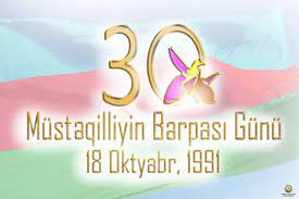 Bu gün Azərbaycanda Müstəqilliyin Bərpası Günüdür