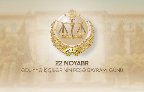 Bu gün ədliyyə işçilərinin peşə bayramıdır