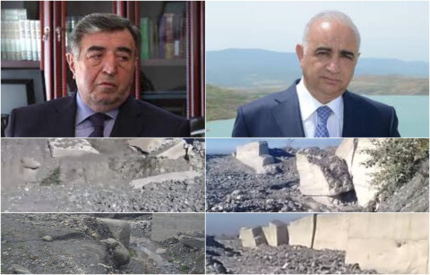 Şin çayının sahilbərkitmə işlərinə ayrılan milyonlar mənimsənilib -