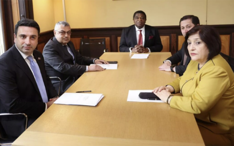 Azərbaycan və Ermənistan parlamentlərinin sədrləri görüşüb