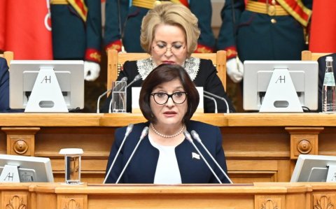 Sahibə Qafarova MDB PA-da Azərbaycanın faşizm üzərindəki qələbədə rolundan danışıb