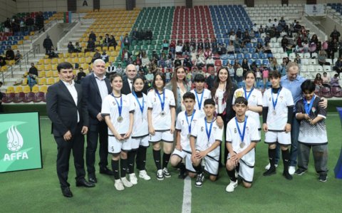 Leyla Əliyeva və Arzu Əliyevanın təşəbbüsü ilə uşaq evlərinin komandaları arasında turnir keçirilib