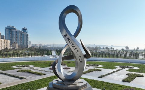 Qurbanqulu Berdiməhəmmədov Zəfər parkını ziyarət edib