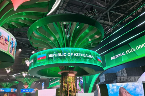 Astananın sərgi mərkəzində Azərbaycan pavilyonu açılıb