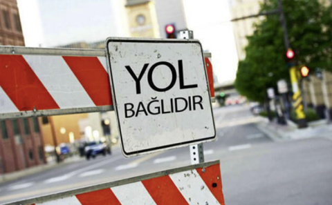 Bu yolda hərəkət məhdudlaşdırılacaq