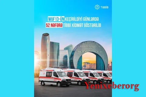 WUF13-ün keçirildiyi günlərdə 52 nəfərə tibbi xidmət göstərilib