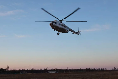 Rusiyada helikopterin sərt enişi zamanı 10 nəfər yaralanıb