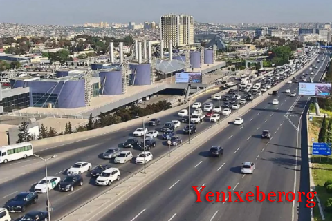 Bakıda sıxlıq müşahidə olunan yollar açıqlanıb