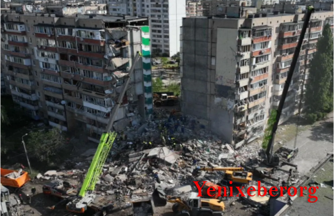 Kiyevdə dağıntılar altından 24 nəfərin meyiti çıxarıldı